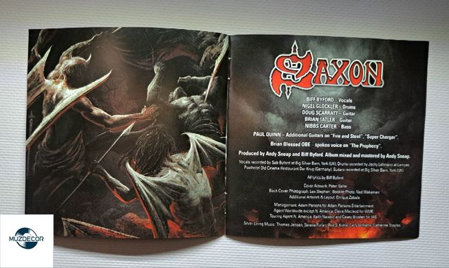 Saxon – Hell, Fire And Damnation (2024) Audio CD (імпорт, буклет)