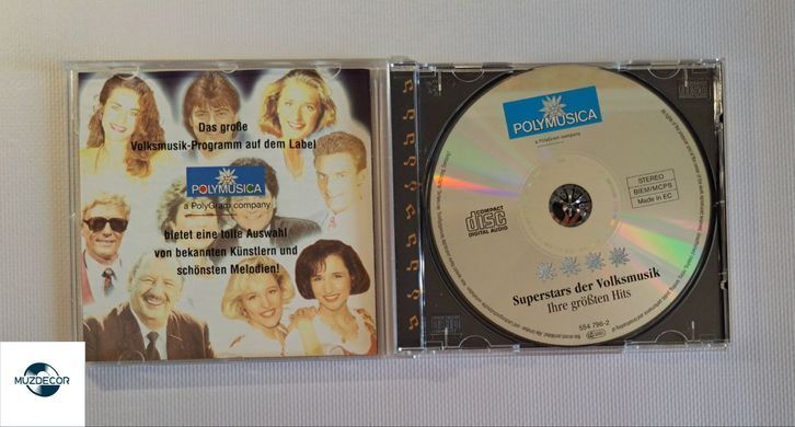 Superstars Der Volksmusik - Ihre Gr&ouml;ssten Hits (1995) Audio CD (Фірмовий)