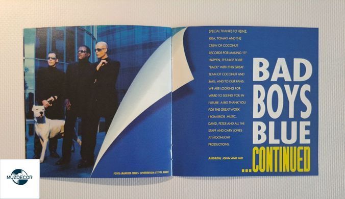 Bad Boys Blue &ndash; &hellip;.Continued (1999) Audio CD (імпорт, буклет)