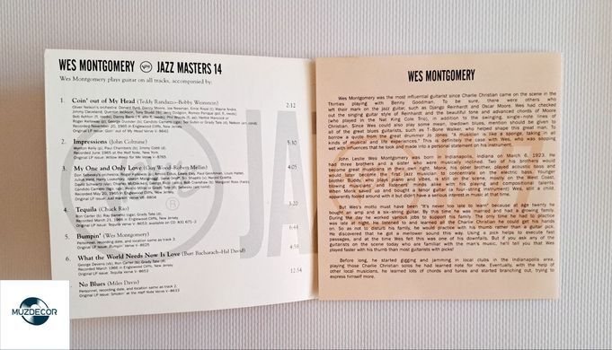 Wes Montgomery - Verve Jazz Masters 14 (2005) Audio CD
