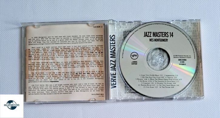 Wes Montgomery - Verve Jazz Masters 14 (2005) Audio CD