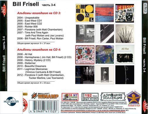 BILL FRISELL MP3 4 CD