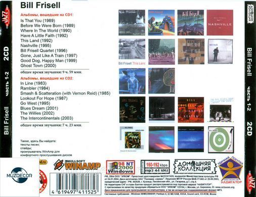 BILL FRISELL MP3 4 CD