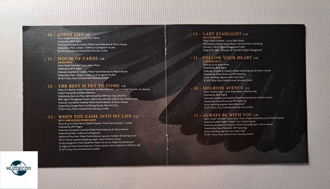 Scorpions &ndash; Born To Touch Your Feelings. Best Of Rock Ballads (2017) Audio CD (импорт, буклет)