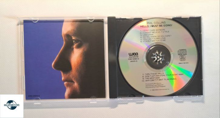 Phil Collins &ndash; Hello, I Must Be Going! (1982) Audio CD (імпорт, буклет)