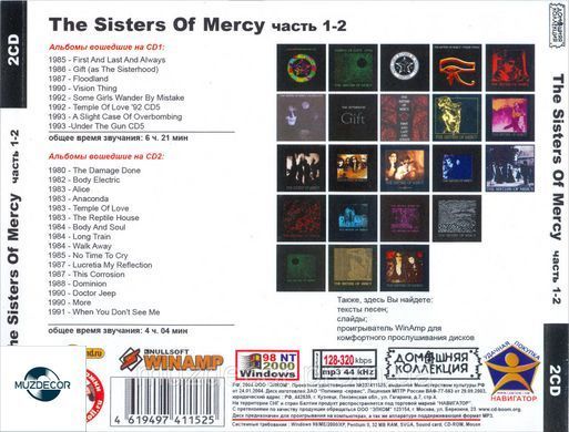 THE SISTER OF MERCY MP3 2 CD