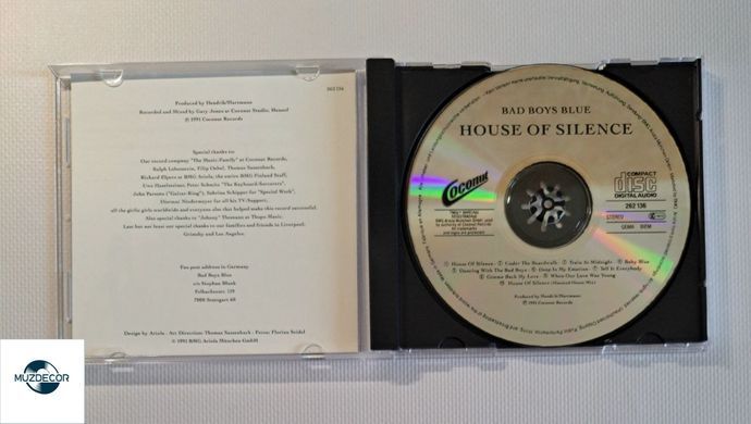 Bad Boys Blue &ndash; House Of Silence (1991) Audio CD