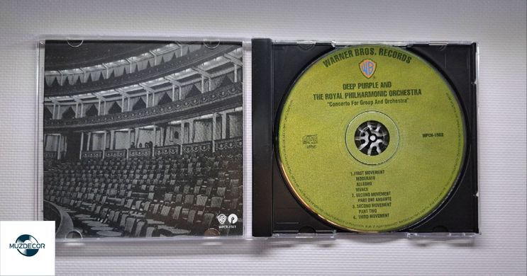 Deep Purple, The Royal Philharmonic Orchestra (1969) Audio CD (імпорт, буклет)