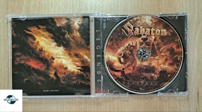 Sabaton &ndash; Legends (2025) Audio CD (імпорт, буклет)