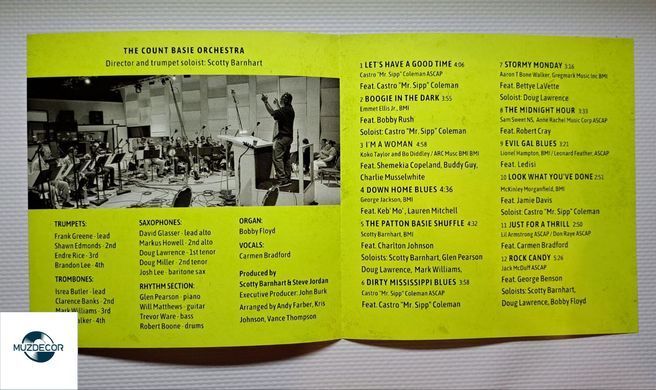 The Count Basie Orchestra &ndash; Basie Swings The Blues (2023) Audio CD (импорт, буклет)
