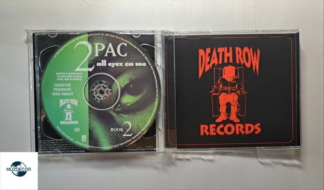 2Pac &ndash; All Eyez On Me (1996) 2 Audio CD (импорт, буклет)