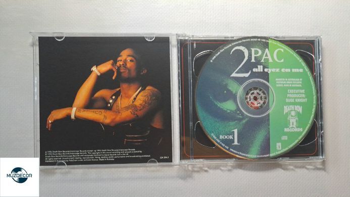 2Pac &ndash; All Eyez On Me (1996) 2 Audio CD (импорт, буклет)