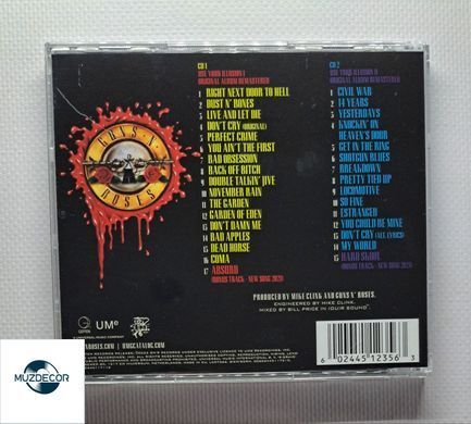 Guns N' Roses &ndash; Use Your Illusion I&II (Deluxe Edition Remaster 2022) 2 Audio CD (импрот, буклет)