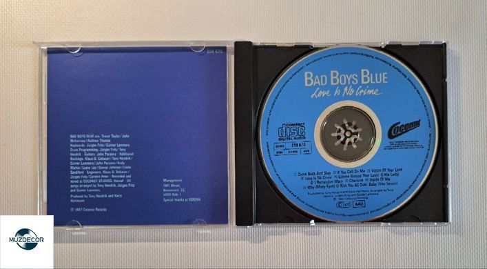 Bad Boys Blue &ndash; Love Is No Crime (1987) Audio CD