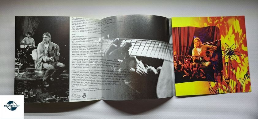 Nirvana &ndash; MTV Unplugged In New York (1994) Audio  CD, (імпорт, буклет)