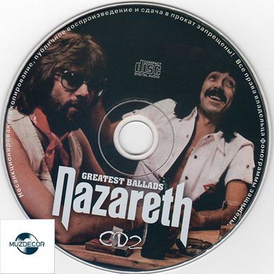Nazareth - Greatest Ballads (2013) 2 Audio CD-R