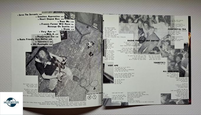 Nirvana &ndash; In Utero (1993) Audio CD, (импорт, буклет)