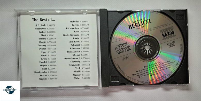 Berlioz &ndash; The Best Of Berlioz (1997, NAXOS) Audio CD