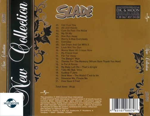 Slade - The Best New Collection (2008) Audio CD-R