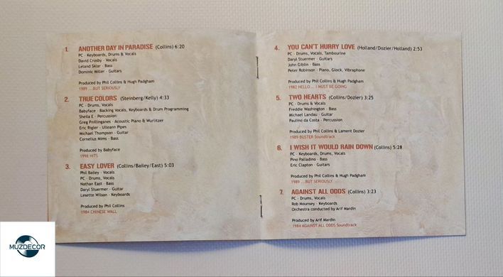 Phil Collins &ndash; &hellip;Hits (1998) Audio CD (импорт, буклет)