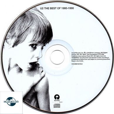 U2 - The Best Of 1980-1990 (Compilation, Repress) Audio CD (Фірмовий)