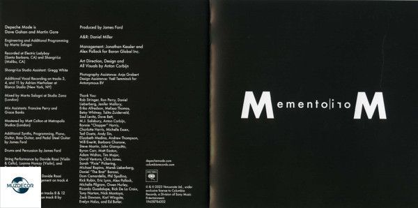 Depeche Mode -  Memento Mori (2023) Audio CD (імпорт, буклет)