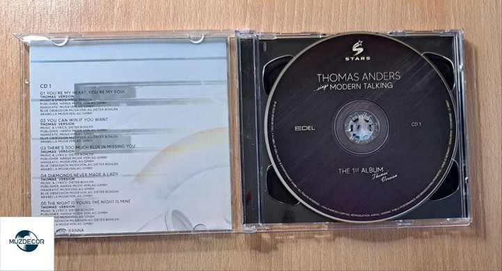 Thomas Anders – …Sings Modern Talking - The 1st Album - Thomas' (2025) 2 Audio CD (импорт, постер) 1221 фото Thomas Anders – …Sings Modern Talking - The 1st Album - Thomas' (2025) 2 Audio CD (импорт, постер)