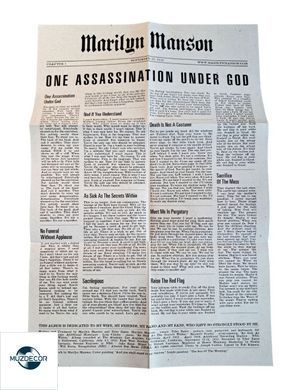 Marilyn Manson &ndash; One Assassination Under God: Chapter 1 (2024) Audio CD (импорт, постер)
