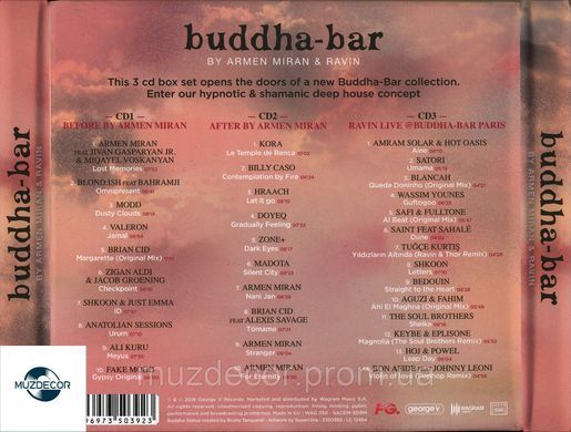 VA - Buddha-Bar By Armen Miran & Ravin 3 CD - 2018, AUDIO CD-R