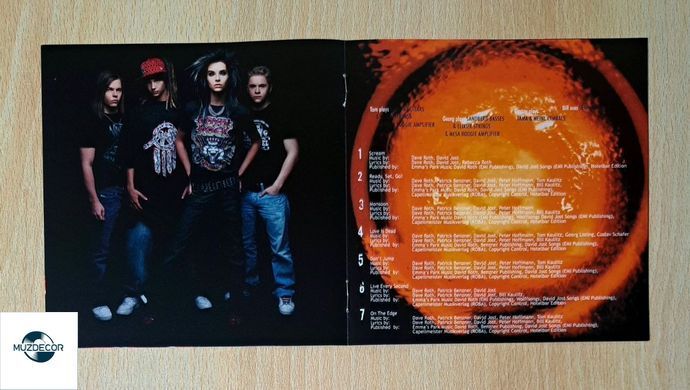 Tokio Hotel &ndash; Scream (2007) Audio CD (імпорт, буклет)
