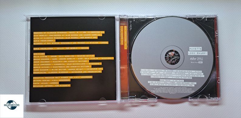 Roxette &ndash; Look Sharp! (1988) Audio CD, (імпорт, буклет)