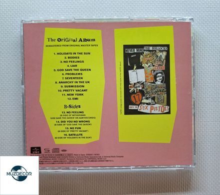 Sex Pistols &ndash; Never Mind The Bollocks (1977) Audio CD (імпорт, буклет)
