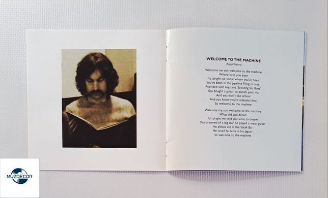 Pink Floyd &ndash; Wish You Were Here (1975) Audio CD (імпорт, буклет)