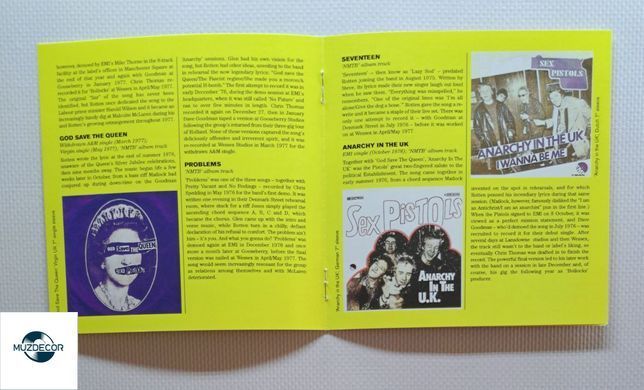 Sex Pistols &ndash; Never Mind The Bollocks (1977) Audio CD (імпорт, буклет)