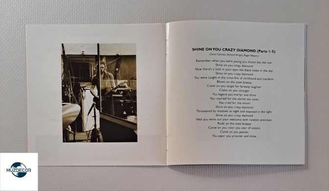 Pink Floyd &ndash; Wish You Were Here (1975) Audio CD (імпорт, буклет)