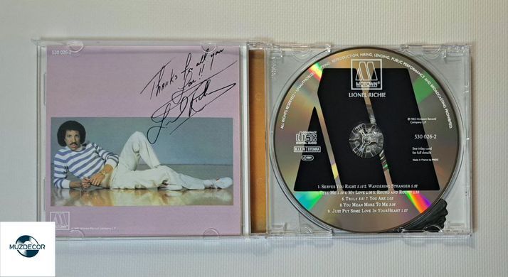 Lionel Richie &ndash; Lionel Richie (1982) Audio CD