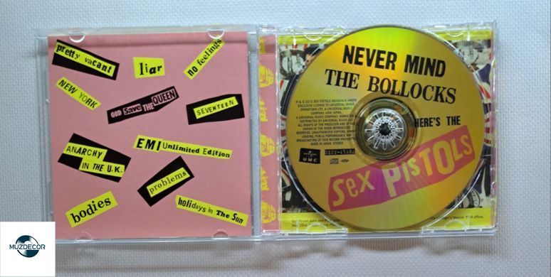Sex Pistols &ndash; Never Mind The Bollocks (1977) Audio CD (імпорт, буклет)