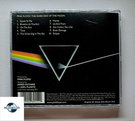 Pink Floyd &ndash; The Dark Side Of The Moon (Remastered 2011) Audio CD (импорт, буклет)