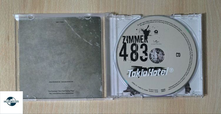 Tokio Hotel &ndash; Zimmer 483 (2007) Audio CD (імпорт, буклет)