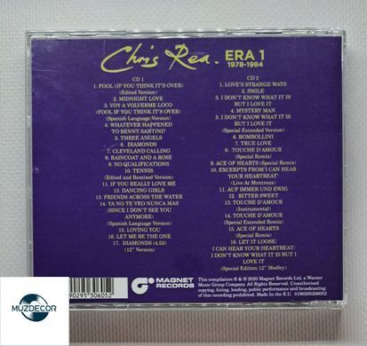 Chris Rea &ndash; ERA 1 (As Bs & Rarities 1978-1984) 2 Audio CD (2020)