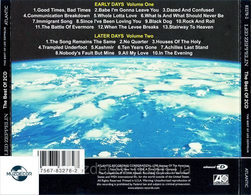 Led Zeppelin Early Days, Later Days The Best 2 Audio CD-R