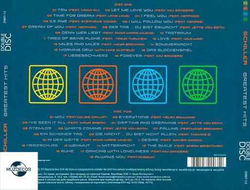 Schiller - Greatest Hits (2010) 2 Audio CD-R