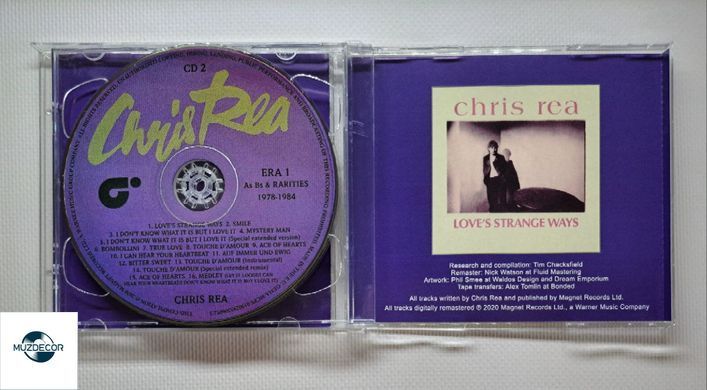 Chris Rea &ndash; ERA 1 (As Bs & Rarities 1978-1984) 2 Audio CD (2020)