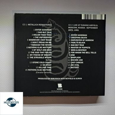 Metallica - The Black Album (1991) 2 Audio CD (digipak)