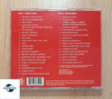 ABBA &ndash; The Singles (The First Fifty Years) 2024, 2 Audio CD (импорт, буклет)