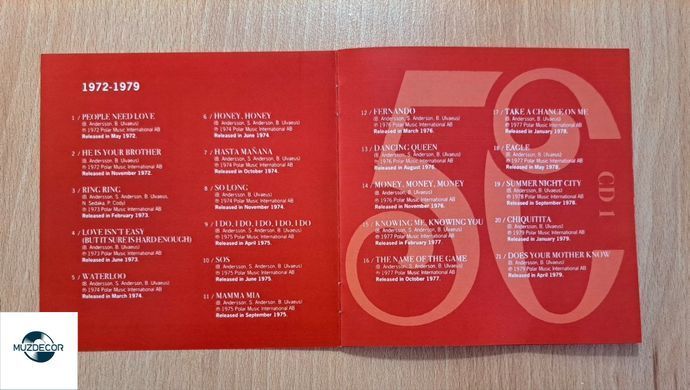 ABBA &ndash; The Singles (The First Fifty Years) 2024, 2 Audio CD (импорт, буклет)