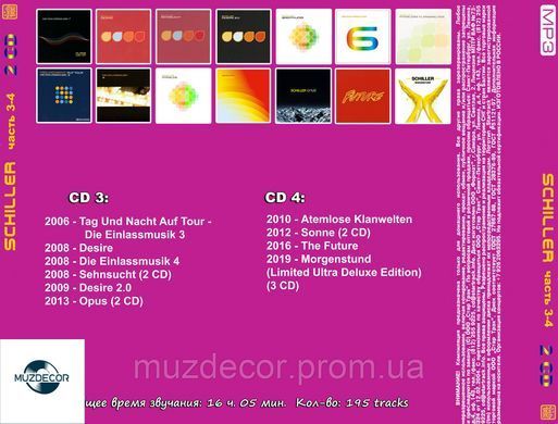 SCHILLER MP3 4 CD