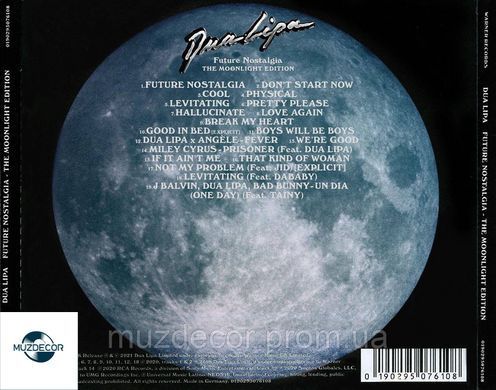 Dua Lipa - Future Nostalgia (2021) Audio CD-R