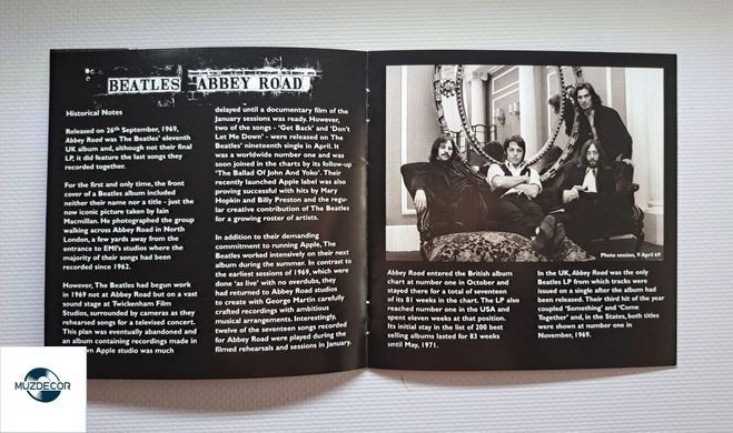 The Beatles &ndash; Abbey Road (1969) Audio CD (імпорт, буклет)