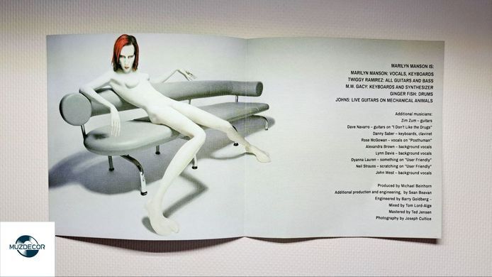 Marilyn Manson - Mechanical Animals (1998) Audio CD (імпорт, буклет)